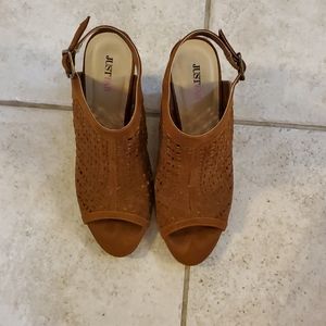 JustFab wedge sandles